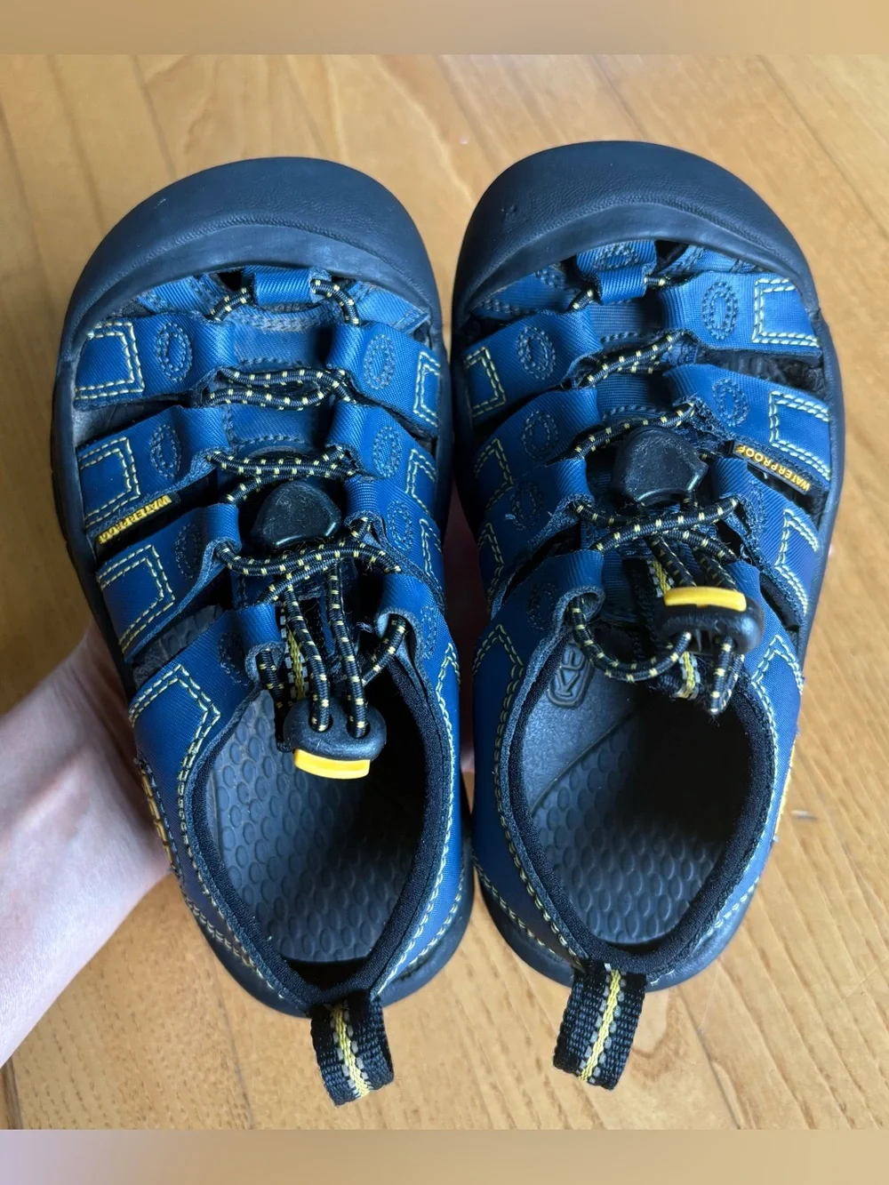 Keen Newport H2 Hiking Sandals Toddler Boys Water Sport Blue Shoes Kids Sz 11